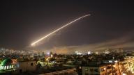 syria rocket night